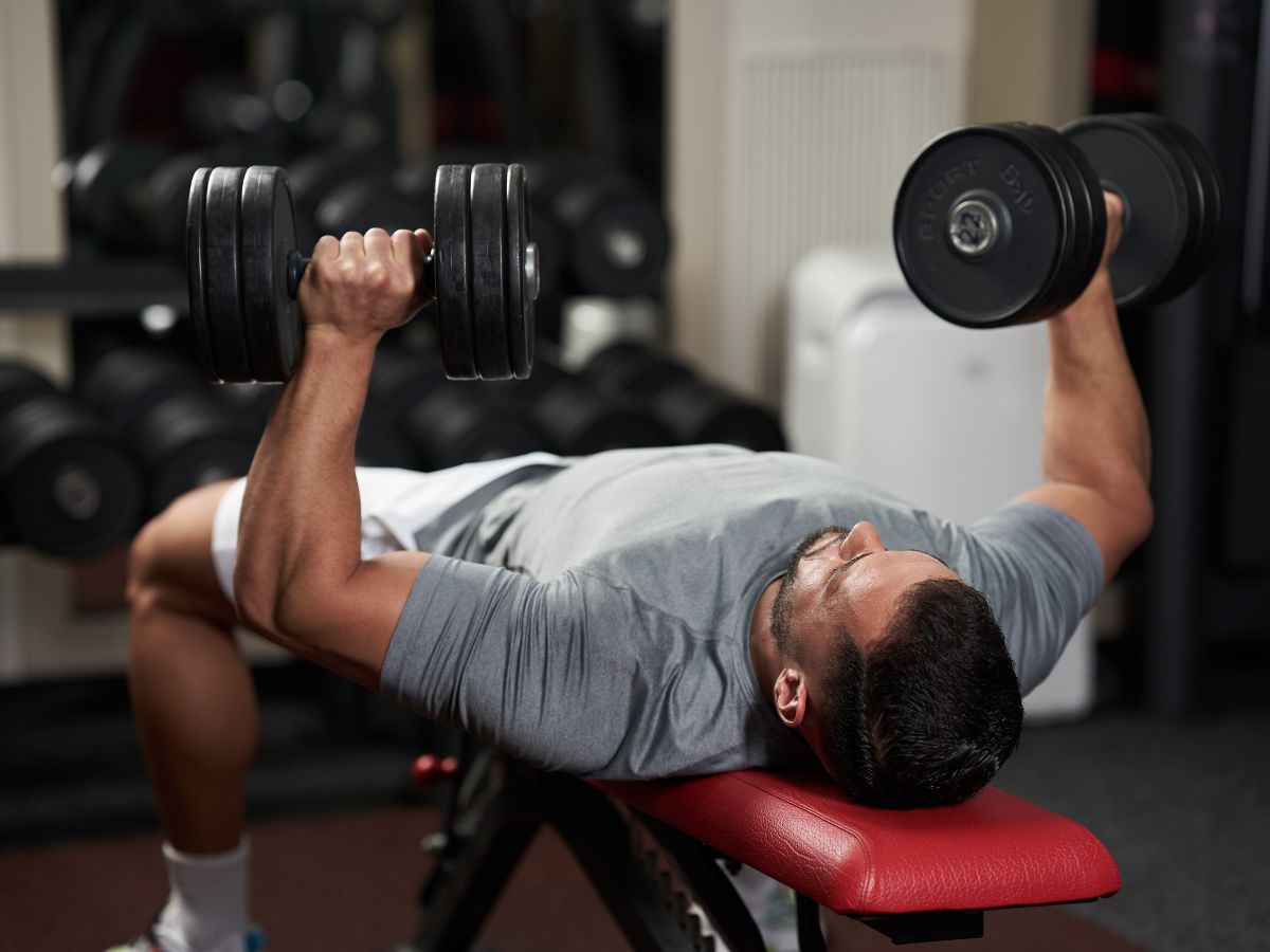 incline db tricep extension
